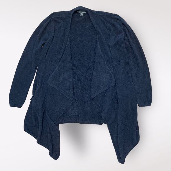 Barefoot Dreams Navy Blue CozyChic Lite Island‎ Wrap Size L/XL - Picture 1 of 10